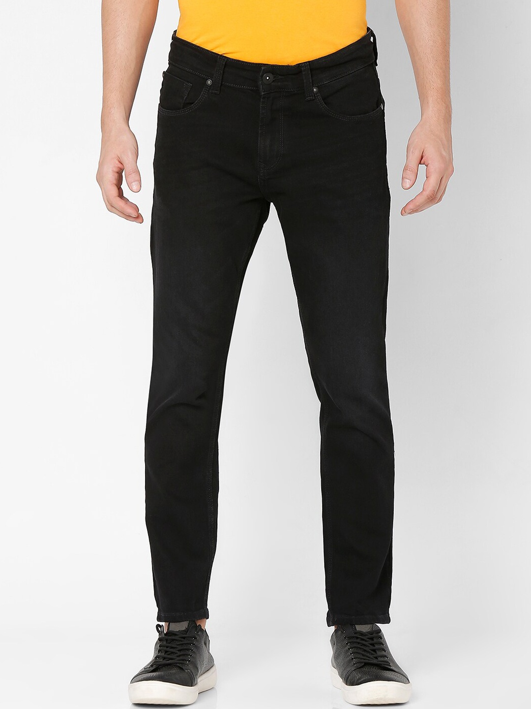 

SPYKAR Men Black Kano Slim Fit Jeans