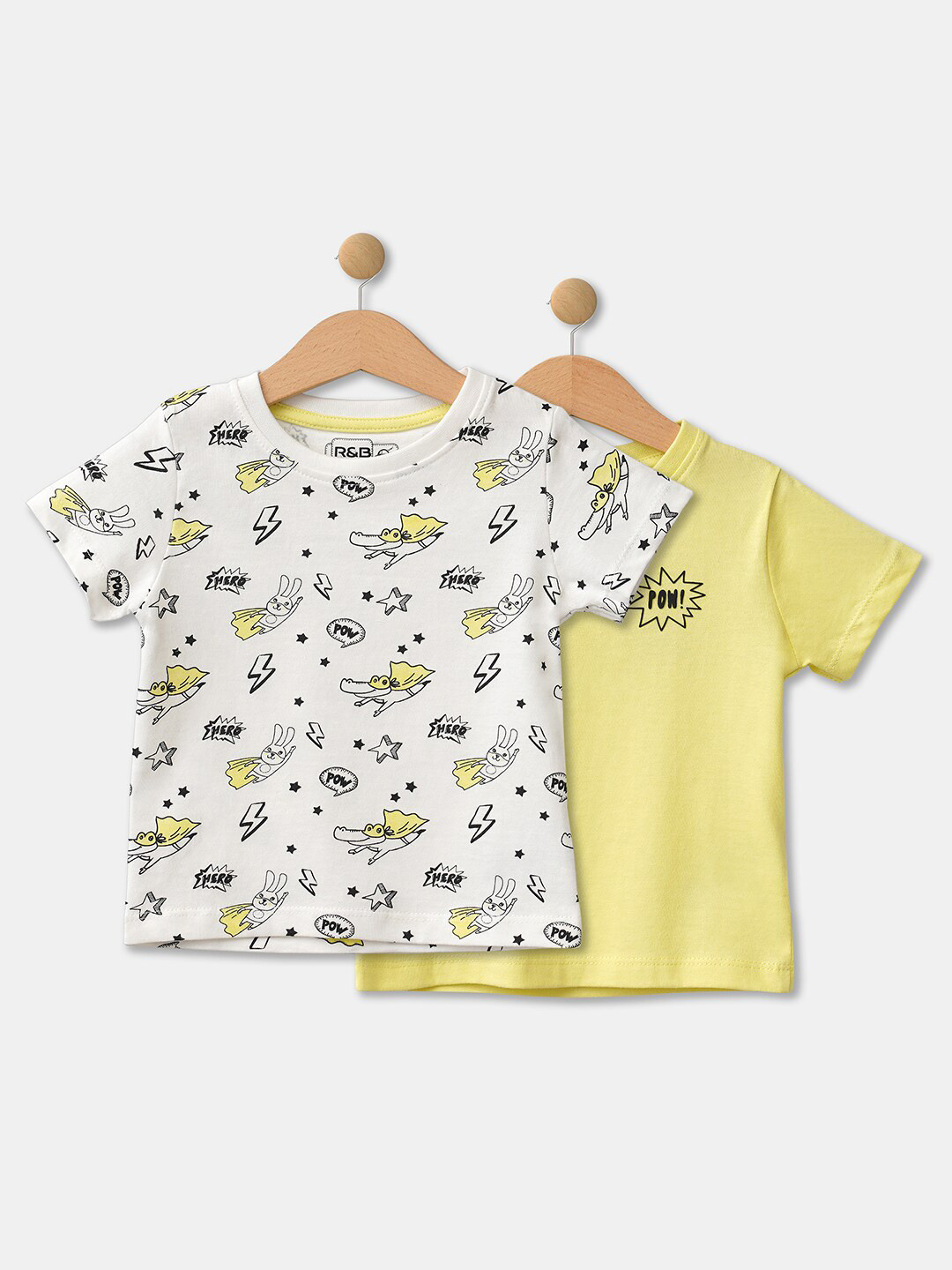 

R&B Boys Multicoloured 2 Printed T-shirt, Multi