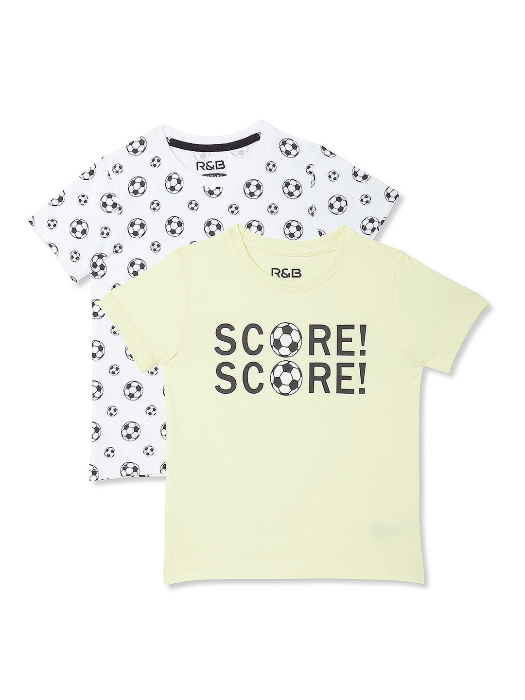 

R&B Boys Multicoloured Sports 2 Colourblocked Extended Sleeves T-shirt, Multi