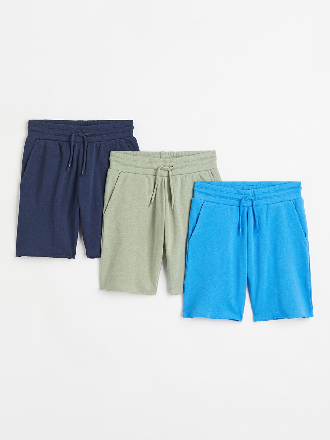 

H&M Boys 3-Pack Shorts, Blue