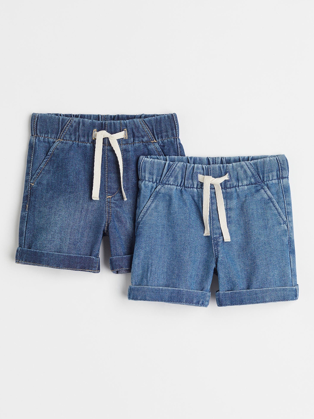 

H&M Boys Blue 2-Pack Denim Shorts