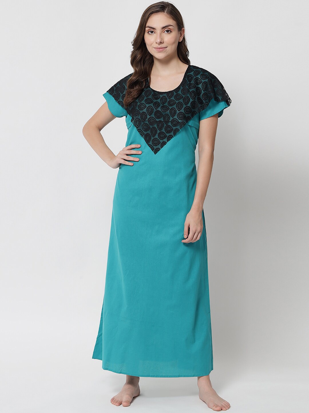 

Klamotten Sea Green Maxi Nightdress