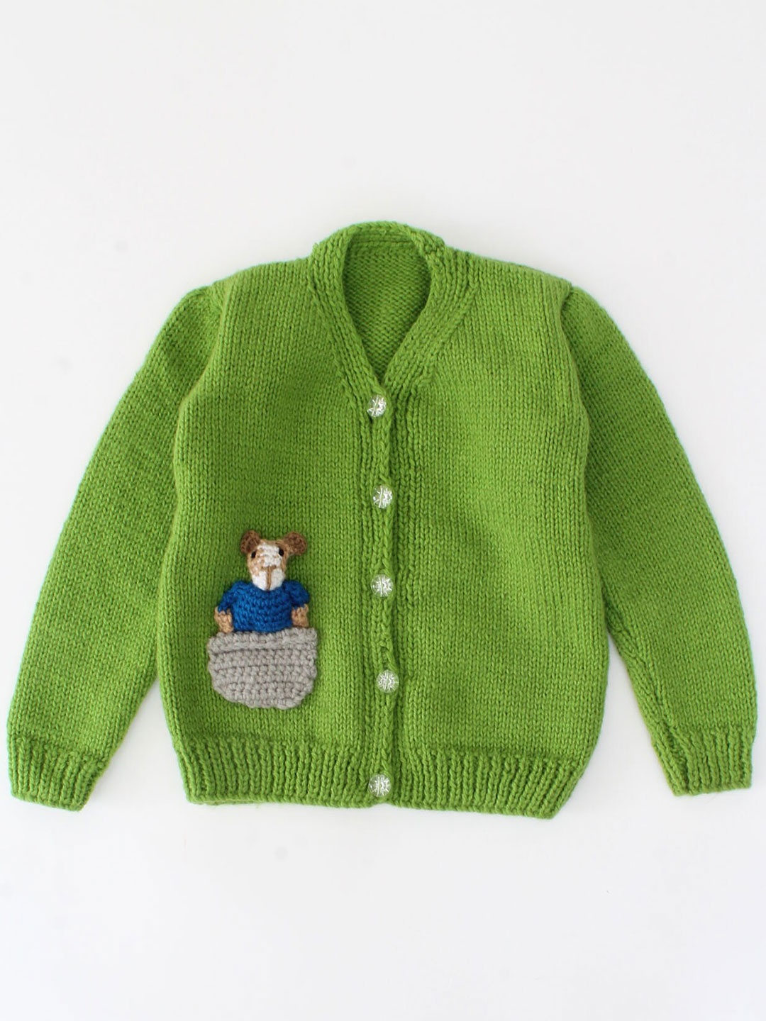 

Woonie Unisex Kids Green & Blue Animal Graphics