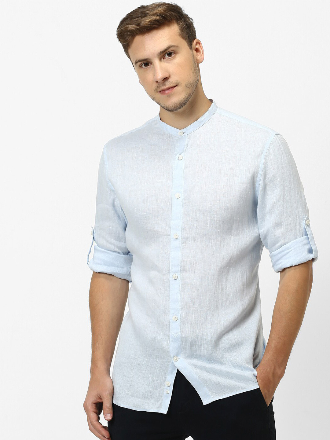 

Celio Men Blue Casual Shirt