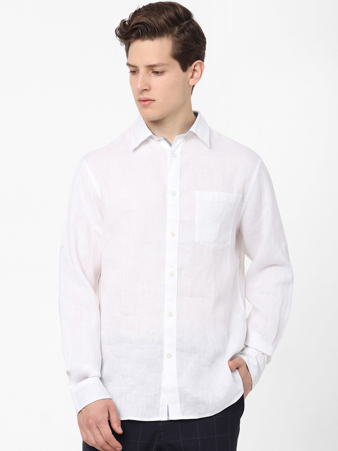 

Celio Men White Casual Shirt