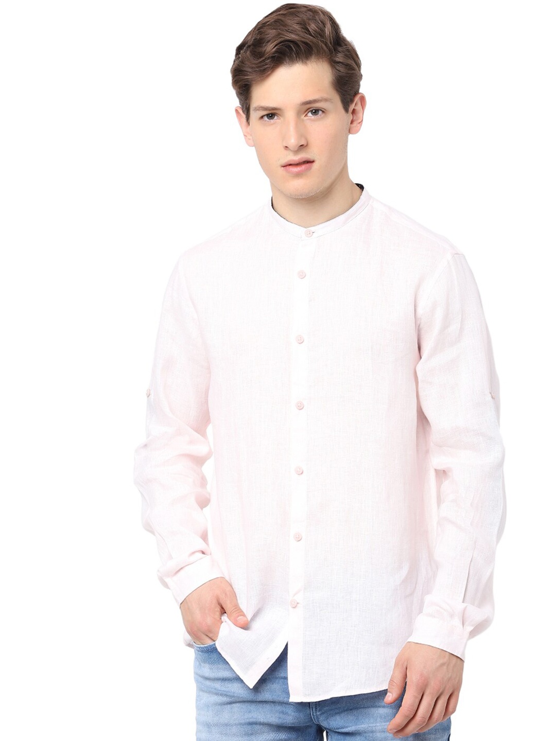 

Celio Men Pink Casual Shirt