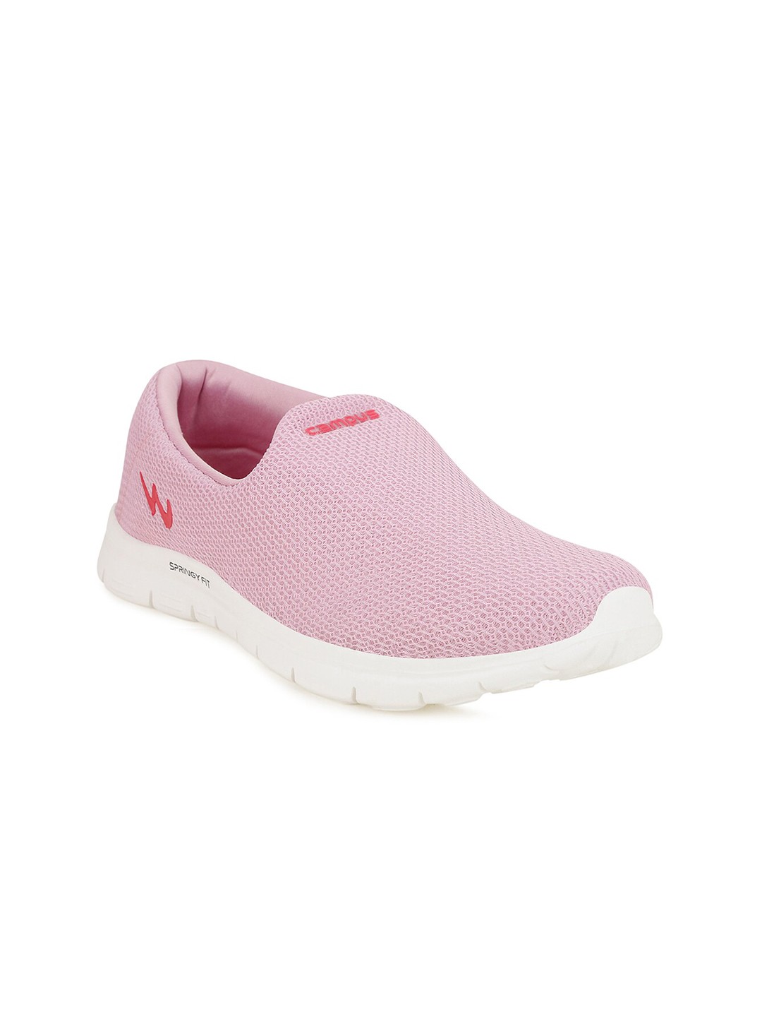 

Campus Women Pink Mesh Walking Shoes