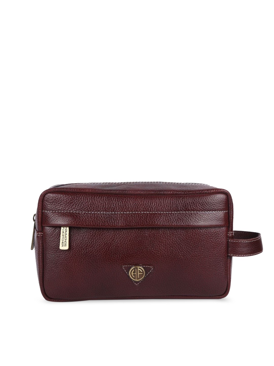 

HAMMONDS FLYCATCHER Genuine Leather Toiletry Bag, Brown