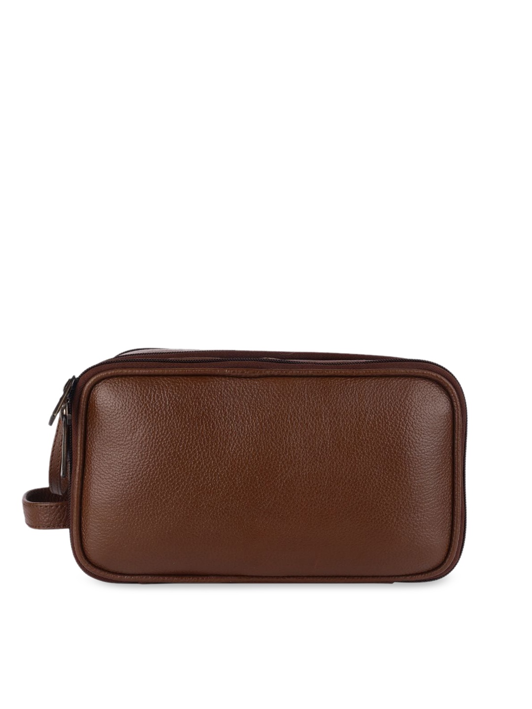 

HAMMONDS FLYCATCHER Genuine Leather Toiletry Bag, Brown