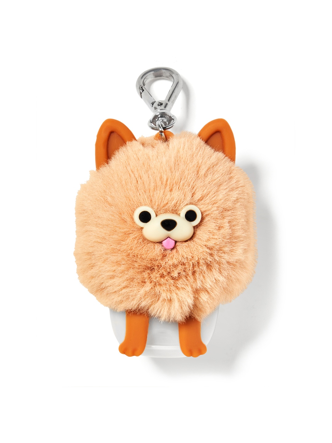 Bath & Body Works Pomeranian Pom PocketBac Hand Sanitizer Holder - Coral Orange
