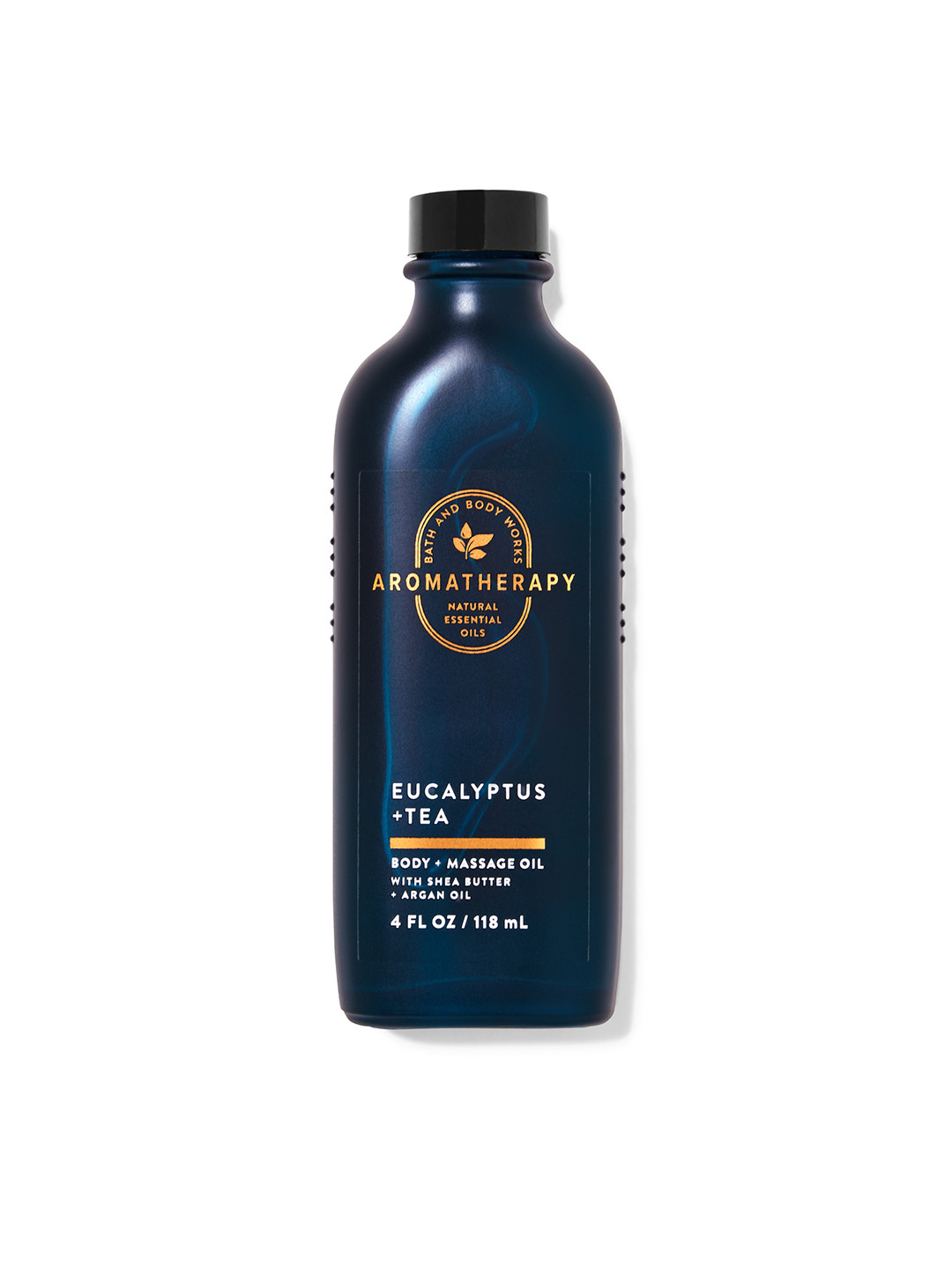 

Bath & Body Works Eucalyptus Tea Body & Massage Oil with Shea Butter & Argan Oil - 118ml, Navy blue