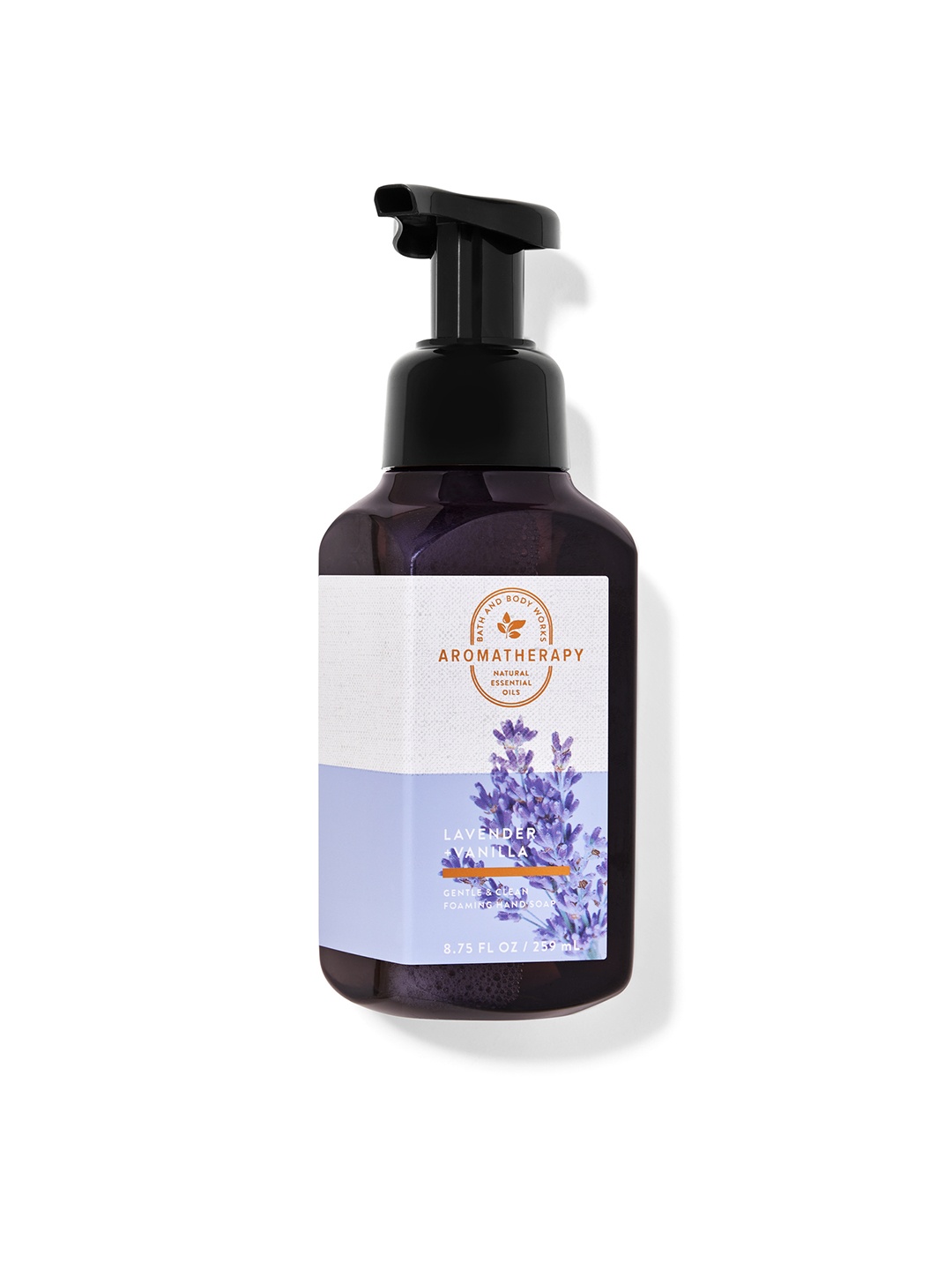 

Bath & Body Works Lavender Vanilla Gentle Foaming Hand Soap with Essential Oils - 259ml, Purple