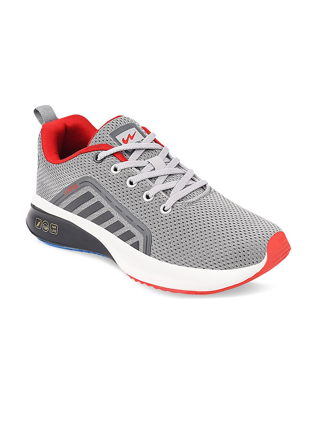 

Campus Unisex Kids Grey Mesh Running Shoes