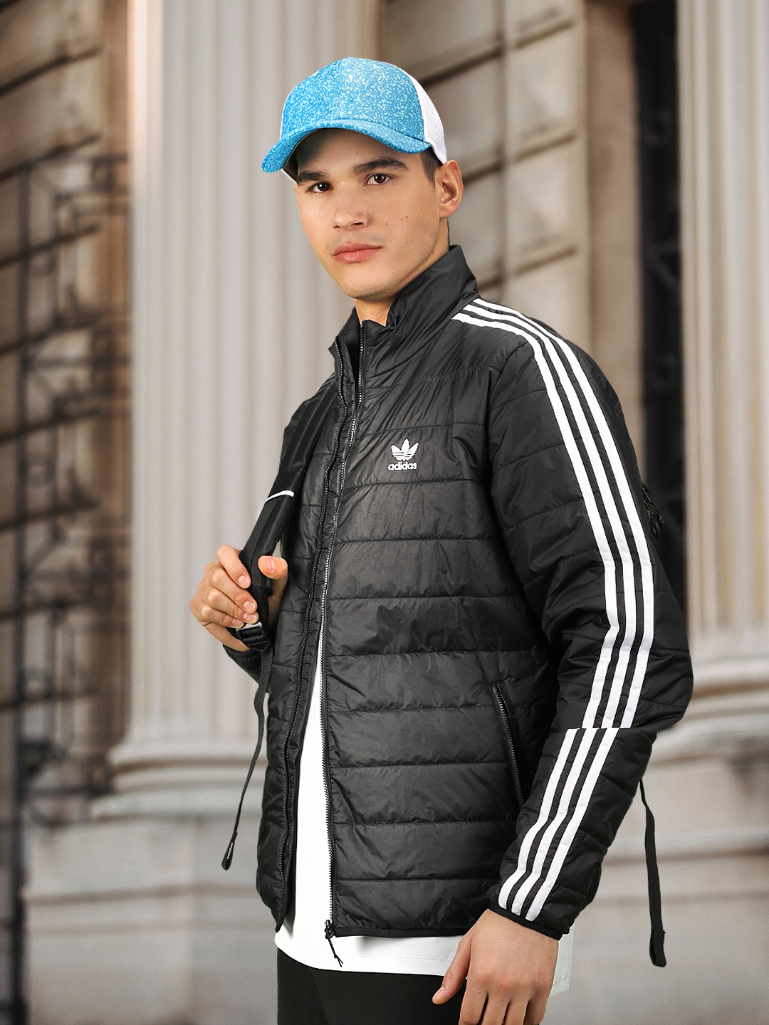 

ADIDAS Originals Men Black Puffer Jacket