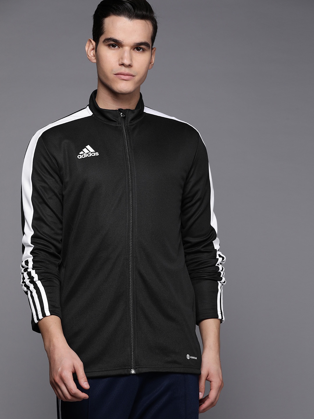 

ADIDAS Men Solid TIRO ESSENTIALS Track Jacket, Black
