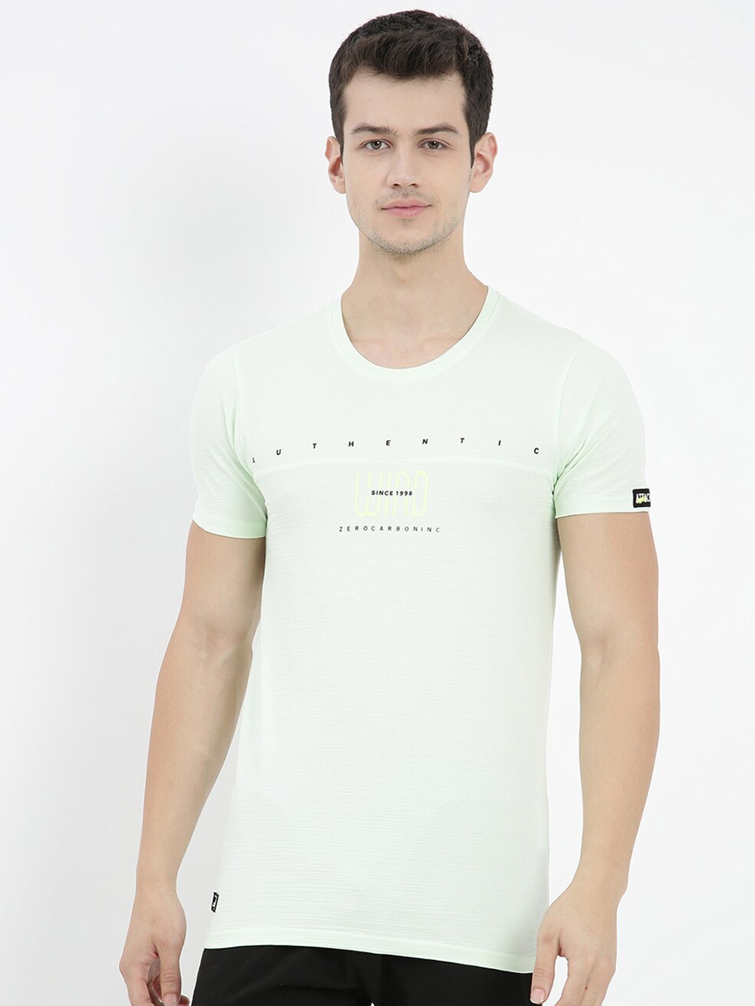 

V2 Value & Variety Men Green Typography Printed T-shirt