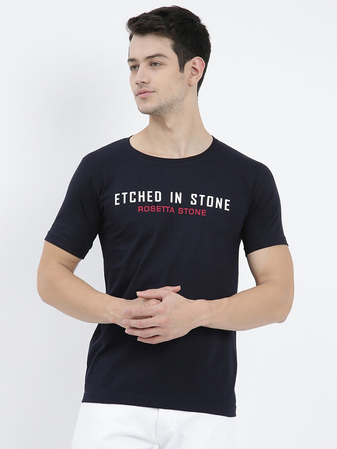 

V2 Value & Variety Men Blue T-shirt
