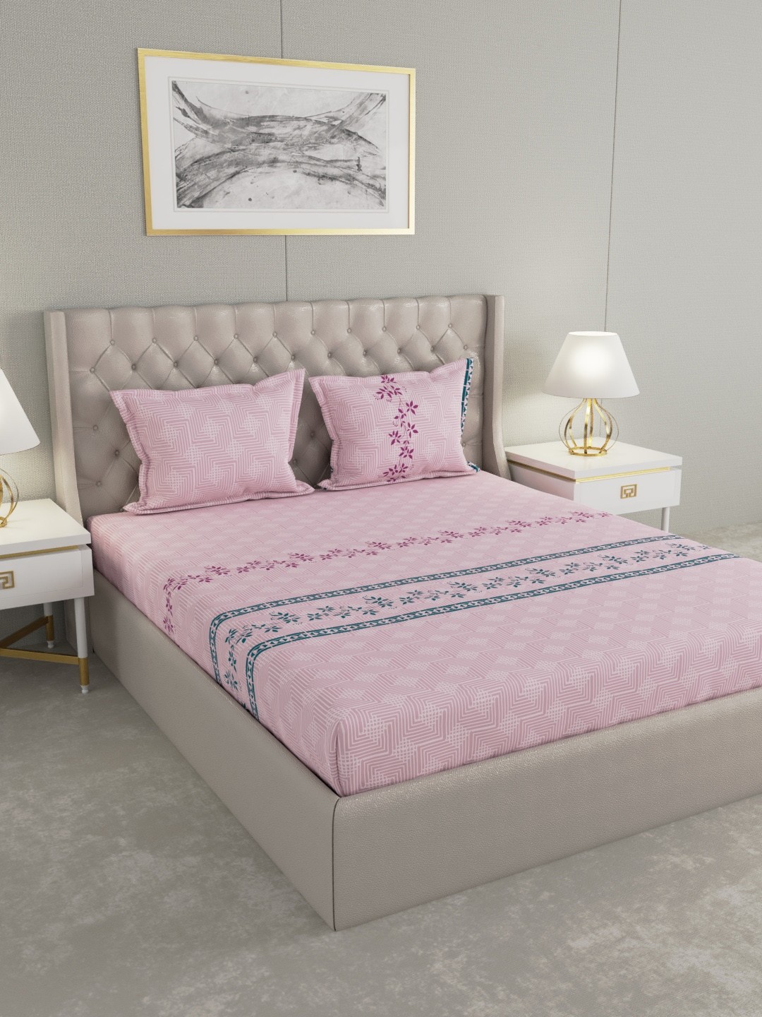 

Raymond Home Unisex Pink Bedsheets