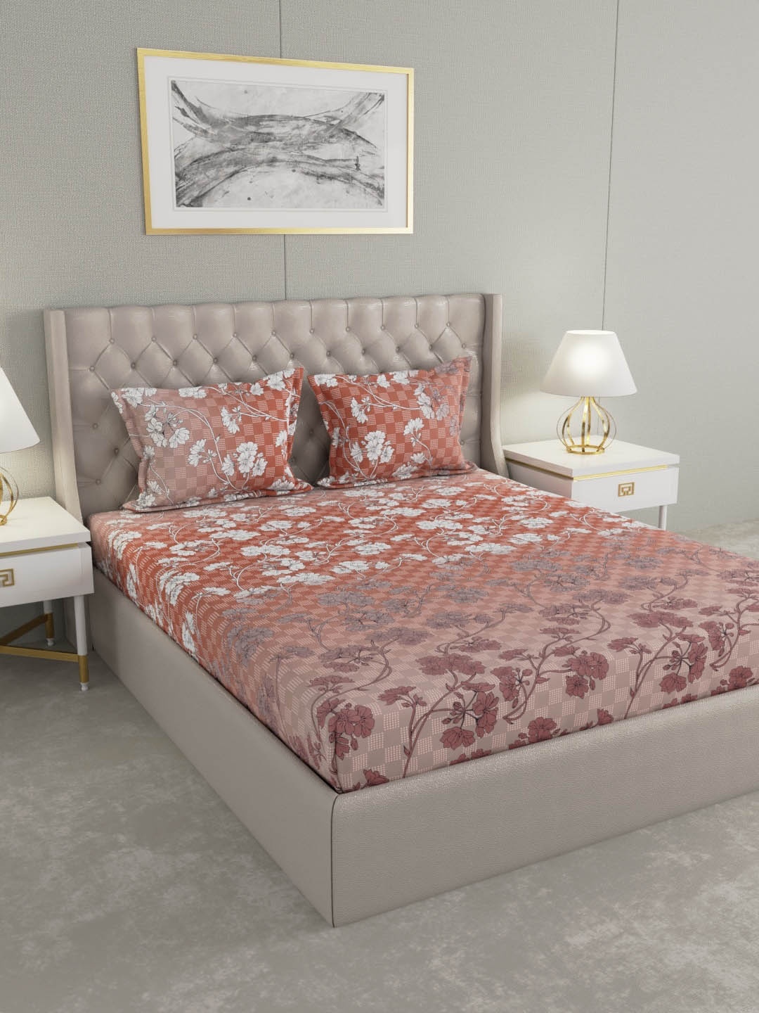 

Raymond Home Unisex Red Bedsheets