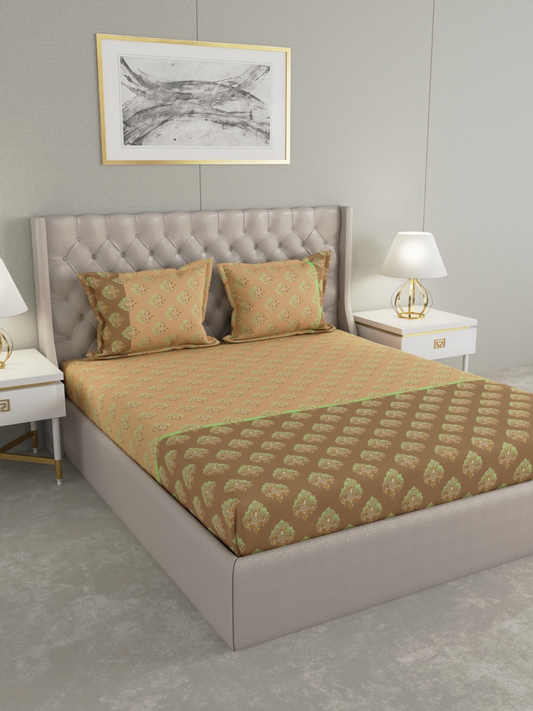 

Raymond Home Unisex Beige Bedsheets