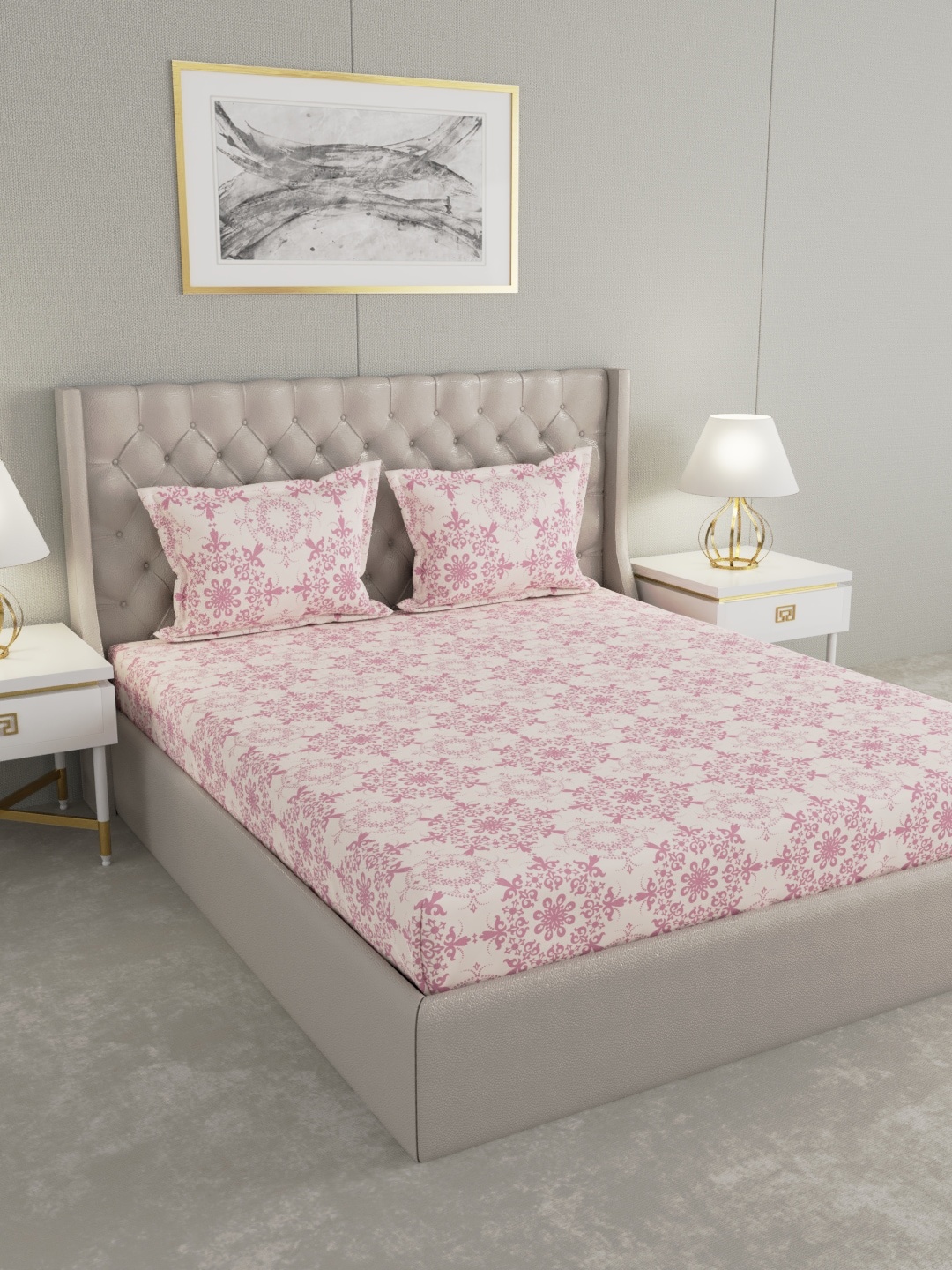 

Raymond Home Unisex Pink Bedsheets