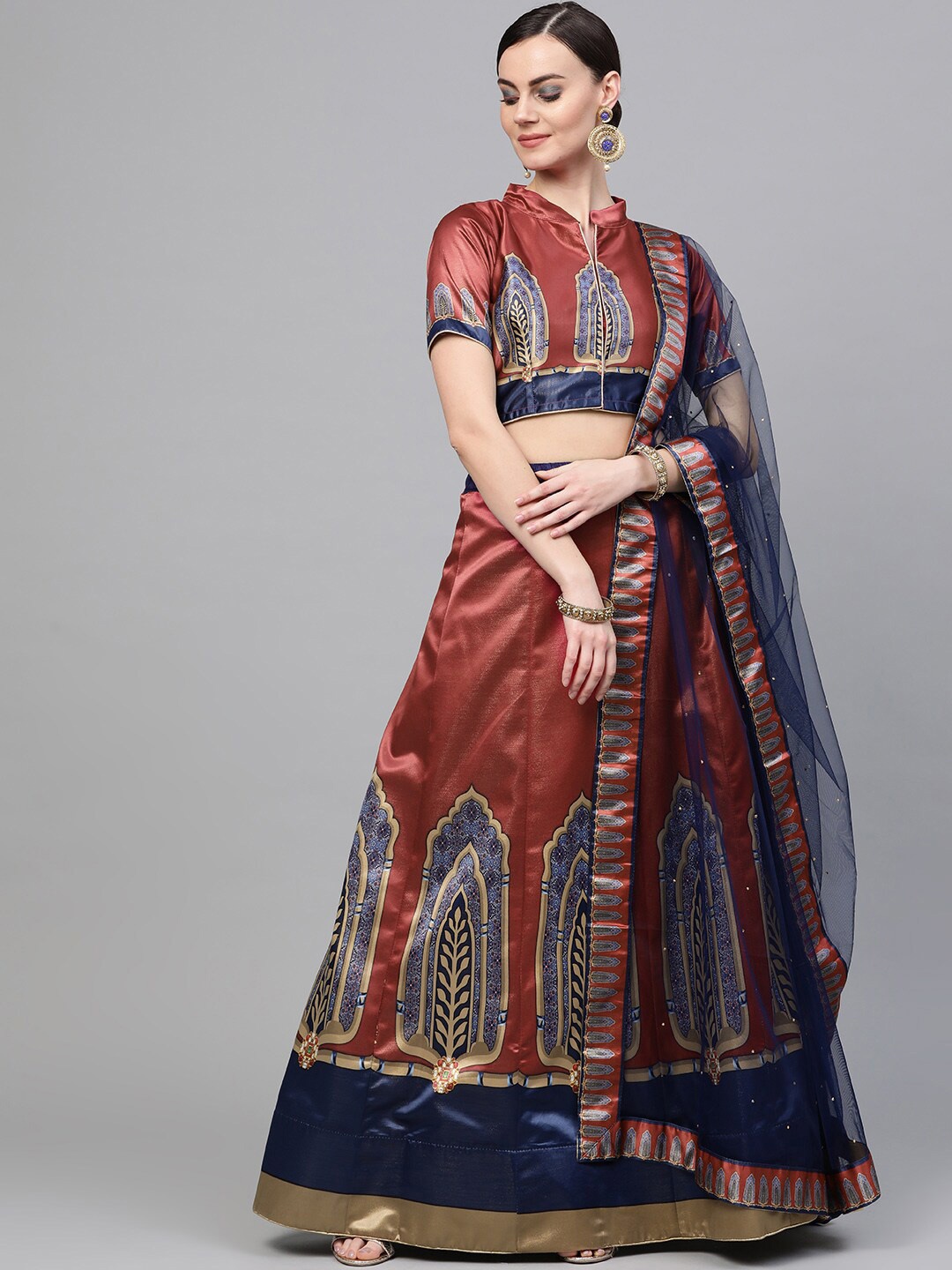 

Chhabra 555 Women Blue Lehenga Choli