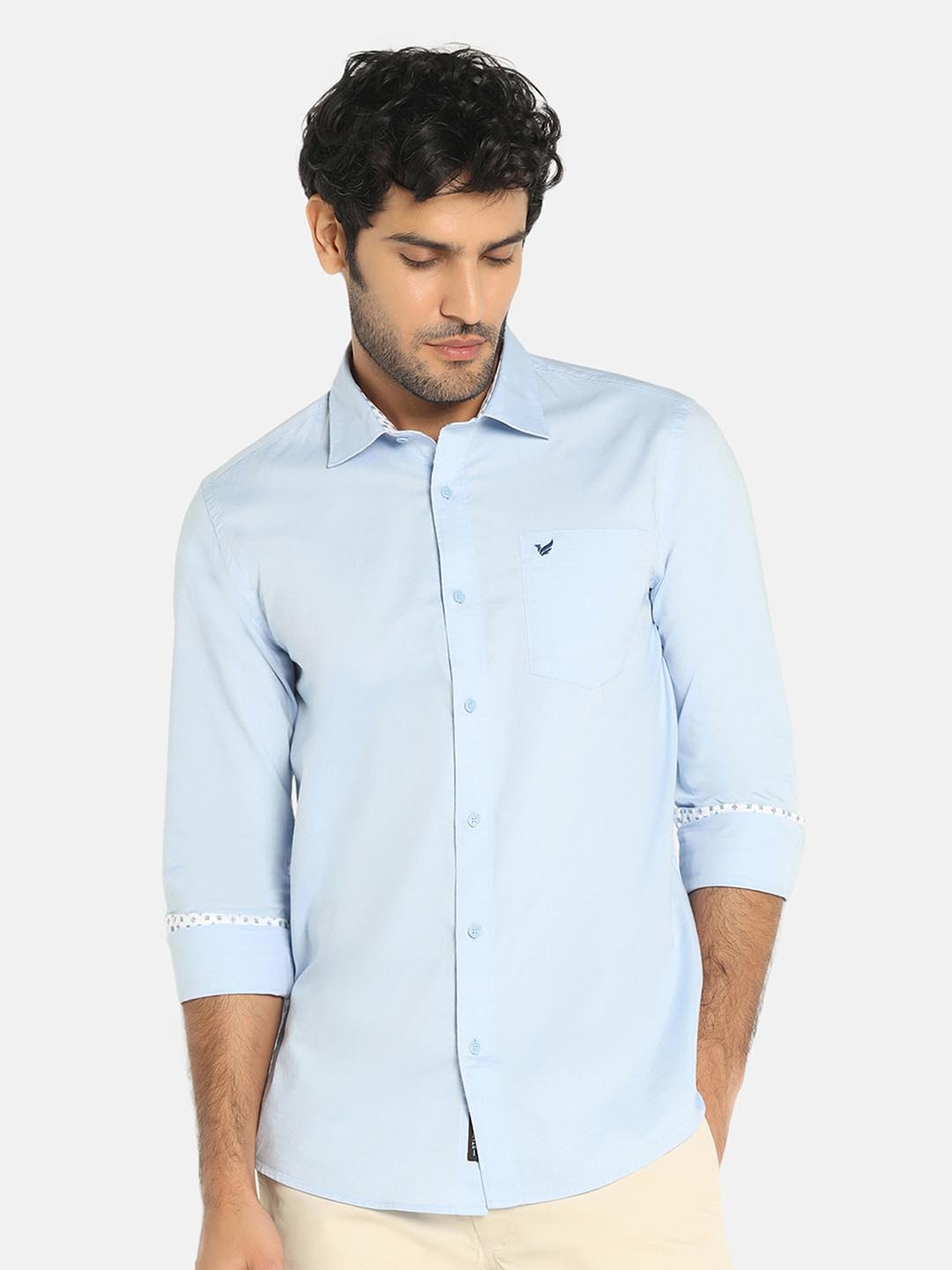 

Blackberrys Men Blue Slim Fit Casual Shirt