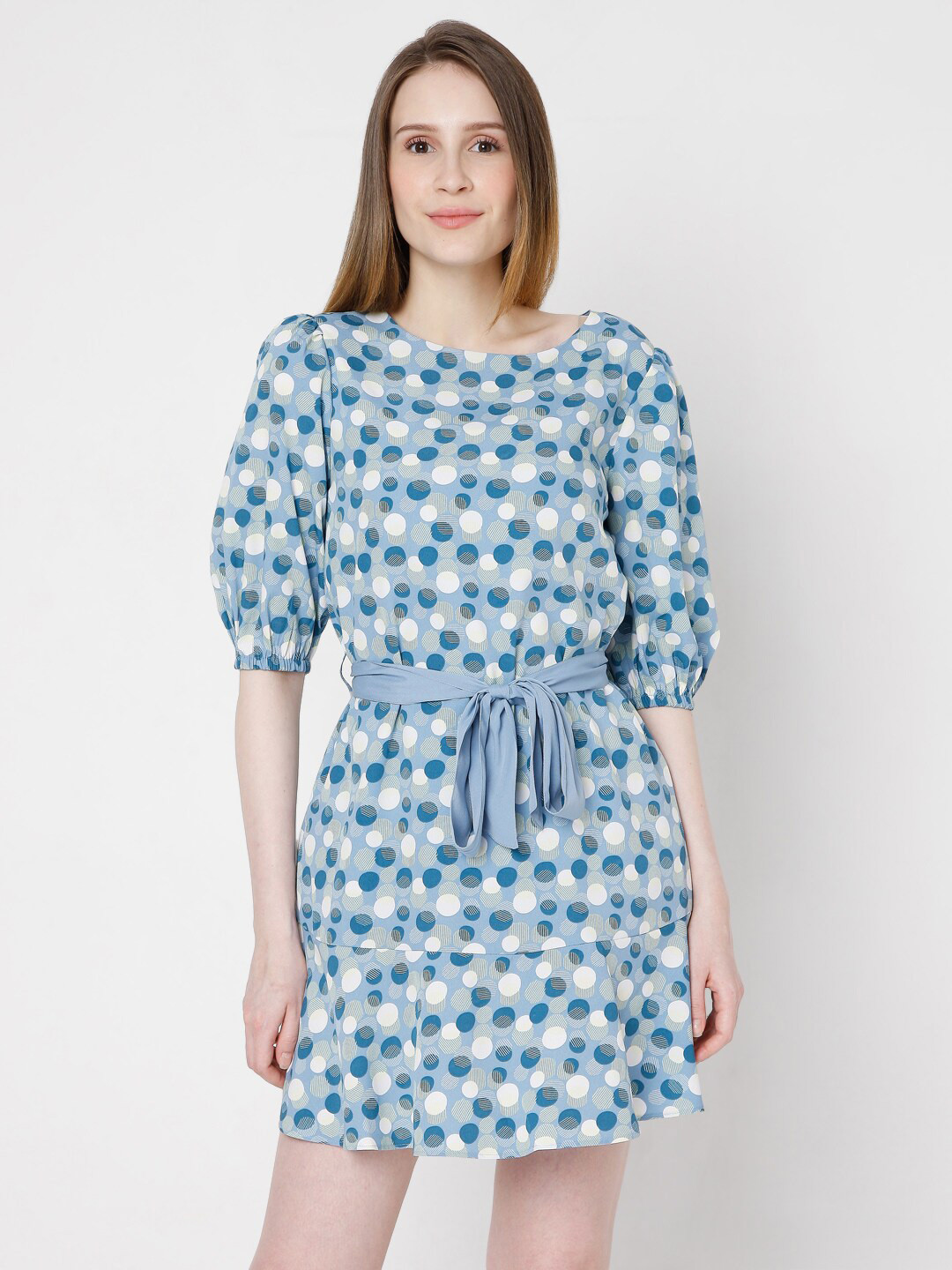 

Vero Moda Blue Floral Mini Dress