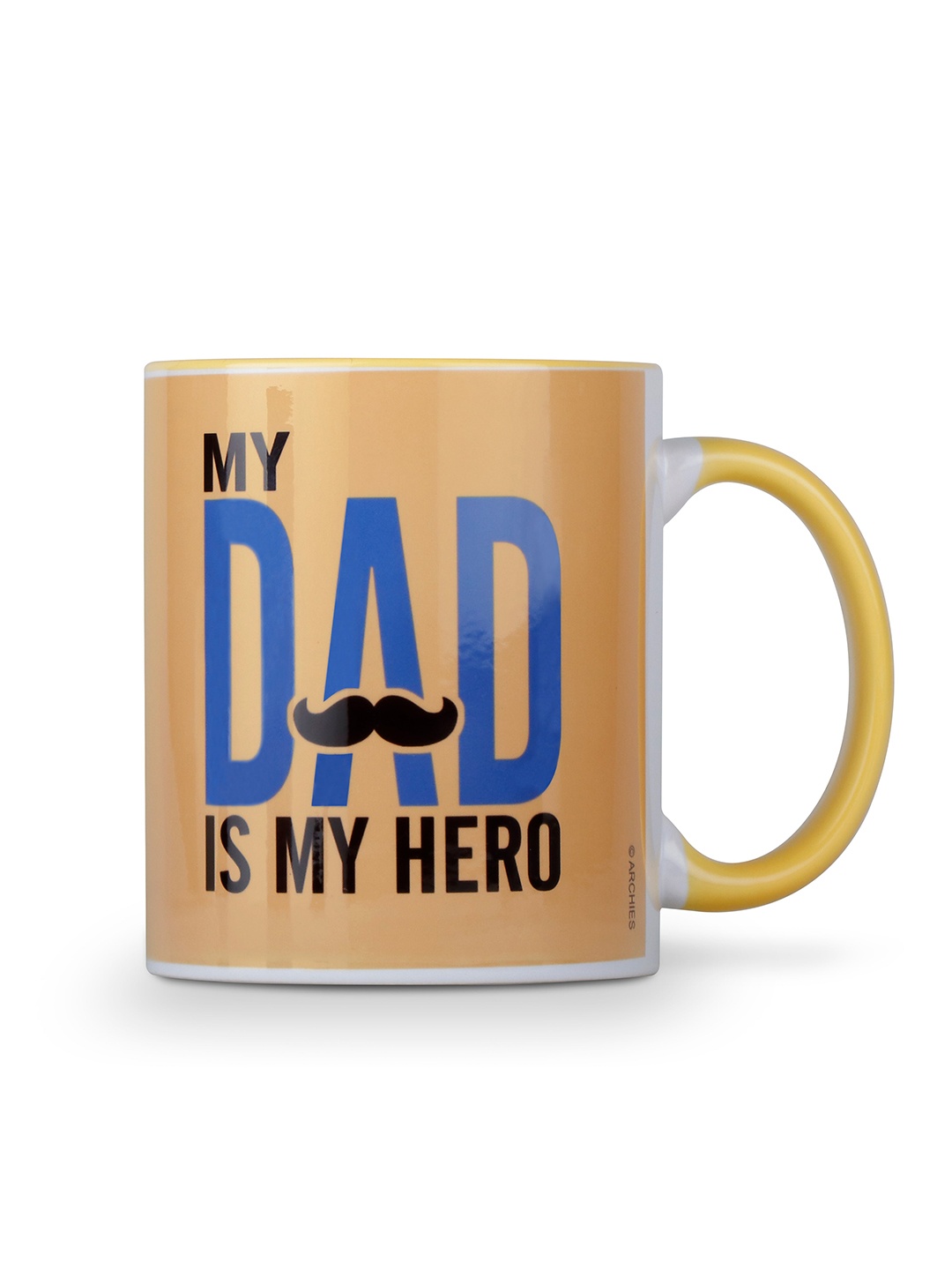 

Archies Brown & Blue Printed Ceramic Matte Mugs Set of Cups and Mugs