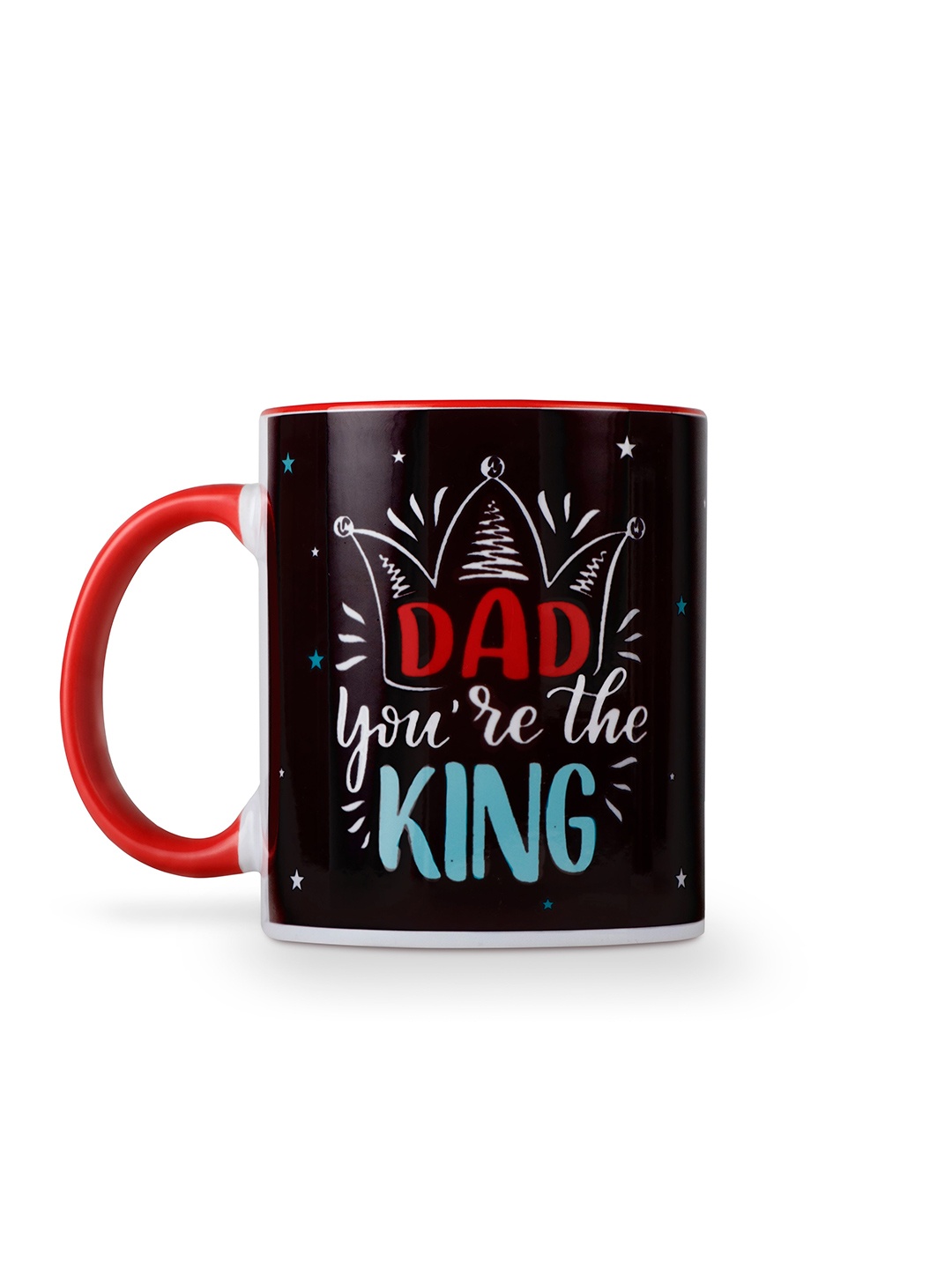 

Archies Black & Red Text or Slogans Printed Ceramic Matte Mugs Set of Cups and Mugs