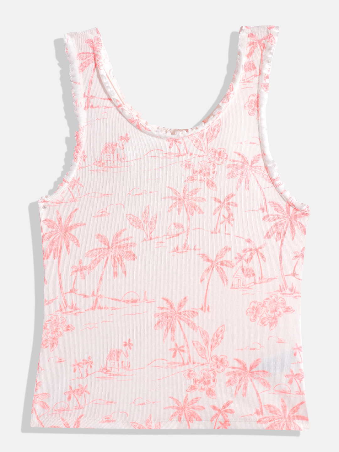

Marks & Spencer Girls Graphic Print Regular Top, White