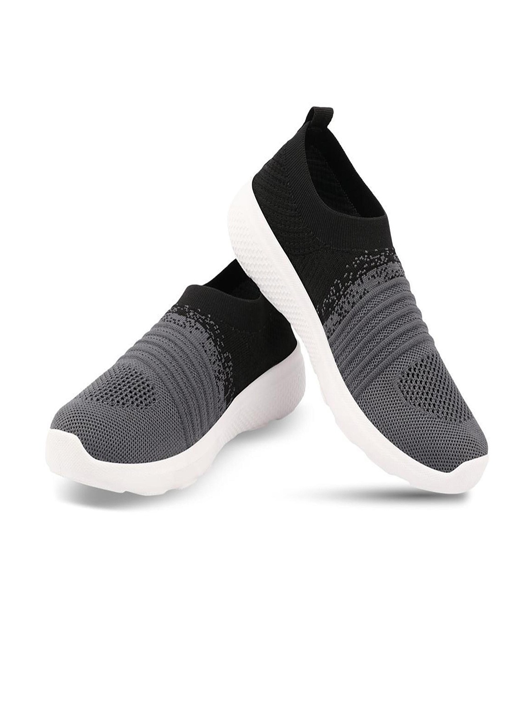 

BEONZA Women Black Mesh Running Non-Marking Shoes