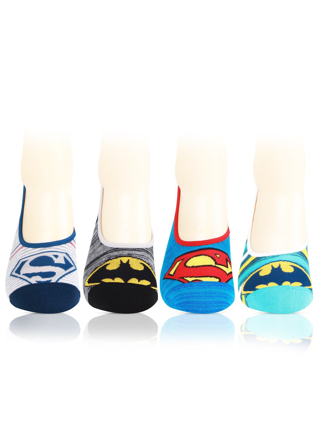 

Bonjour Men Pack of 4 Assorted Shoe-Liner Socks