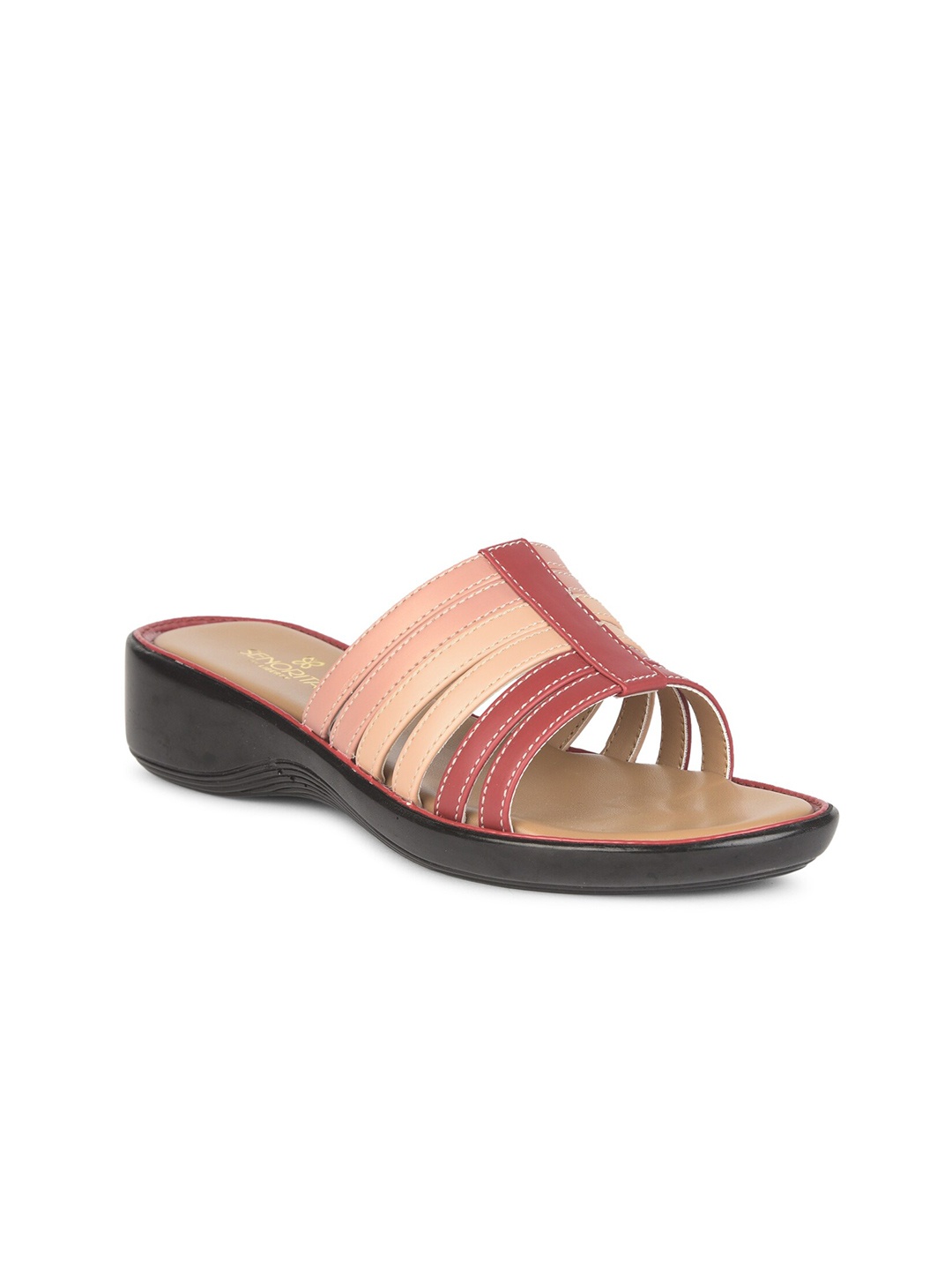 

Liberty Strappy Open Toe Flats, Peach