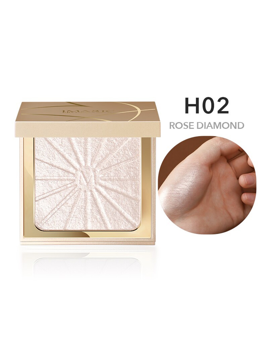 IMAGIC Radiant Highlight & Blusher Rose Diamond 22g, Rose gold