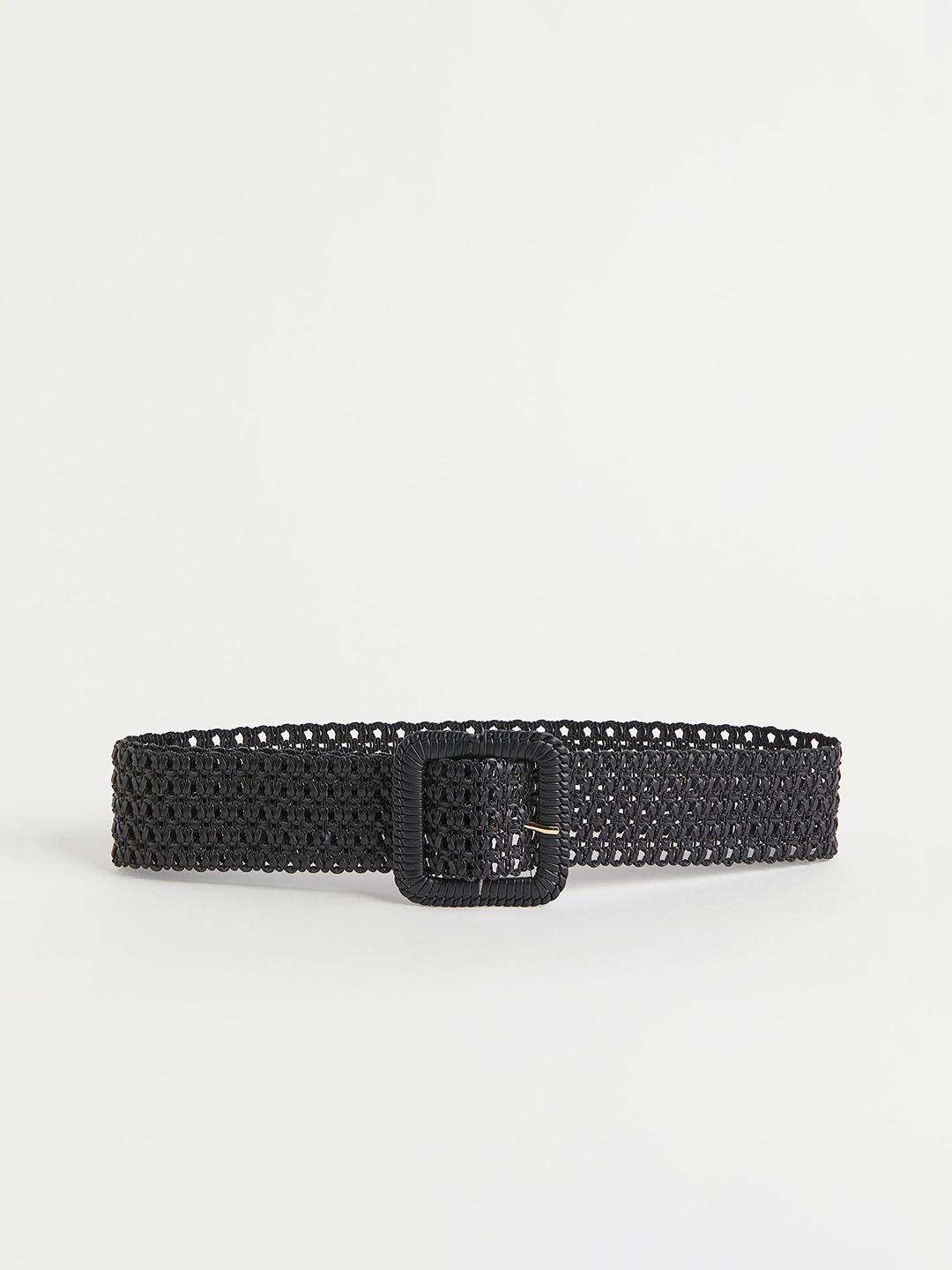 

H&M Women Black Braided waist belt
