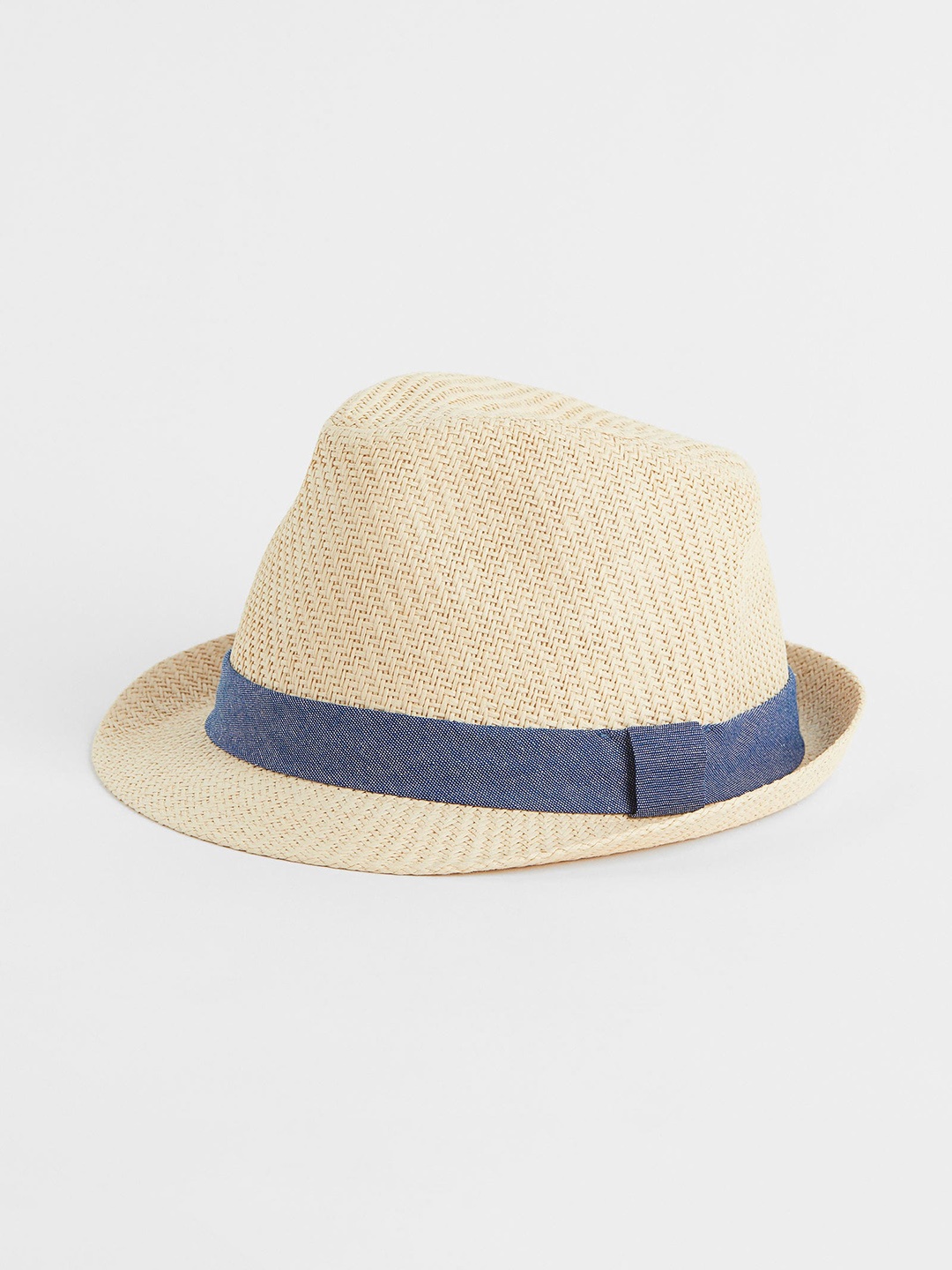 

H&M Girls Beige Woven Design Straw Hat