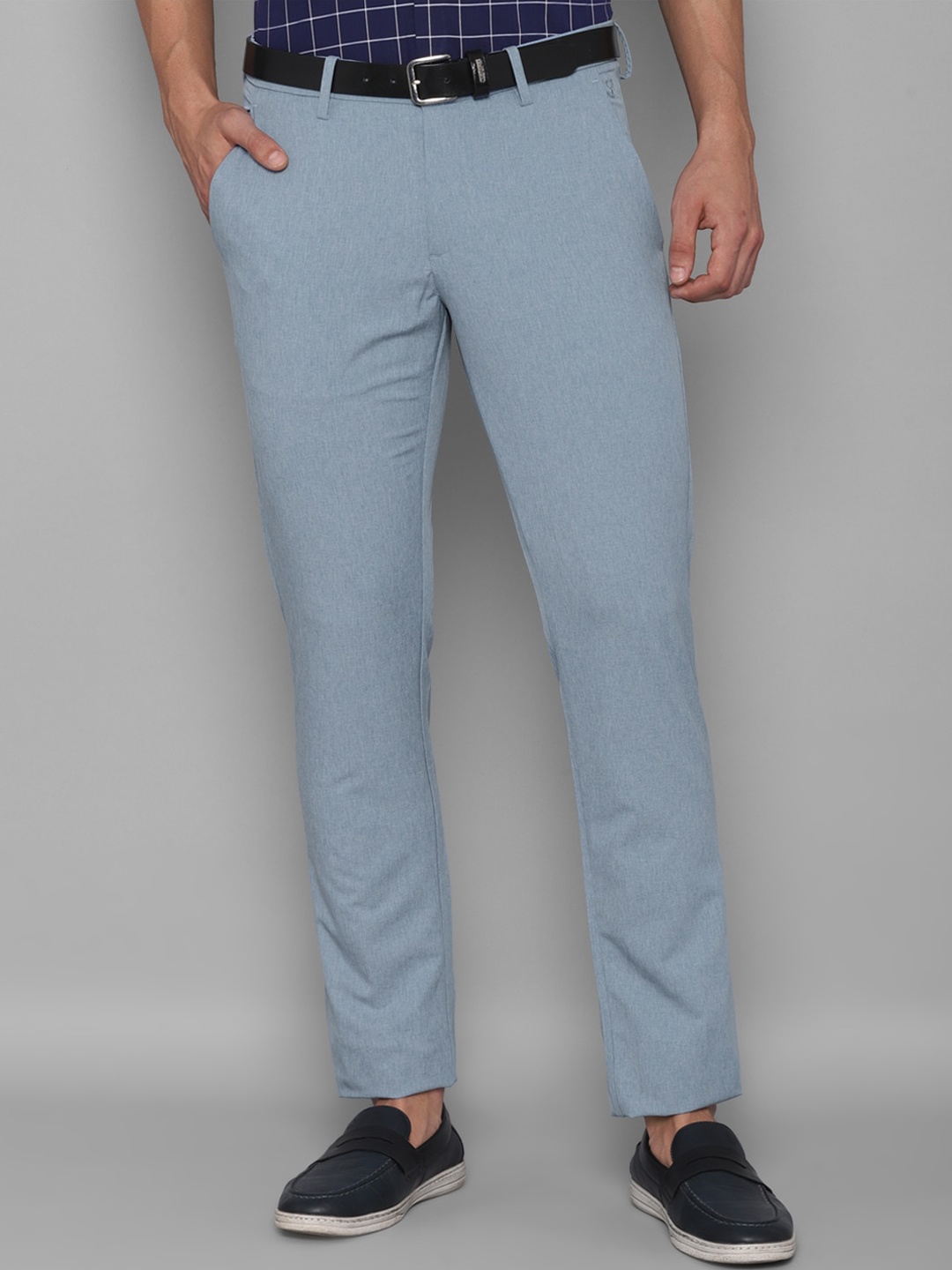 

Allen Solly Men Blue Slim Fit Trousers