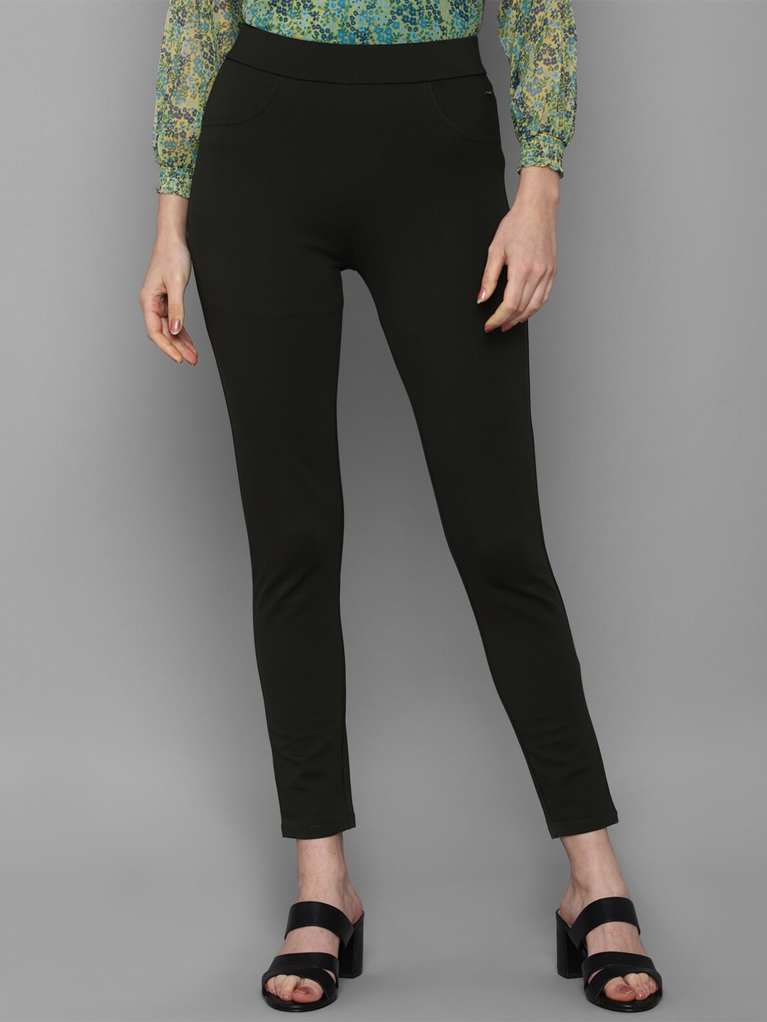 

Allen Solly Woman Women Black Trousers