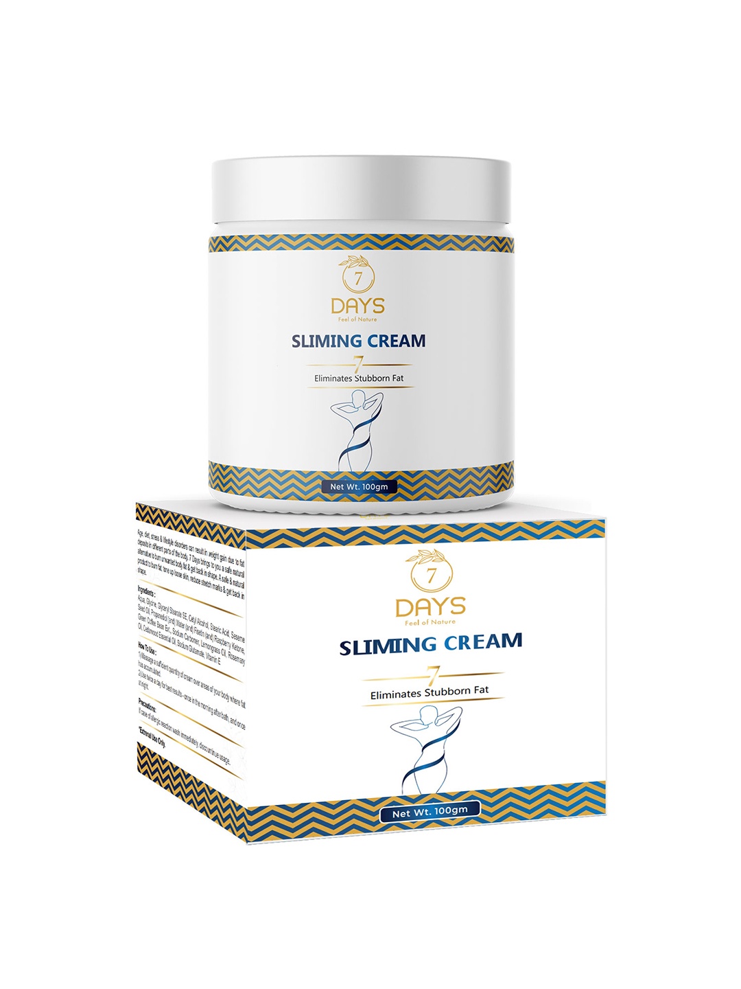 

7 DAYS Slimming Cream 100gm, White