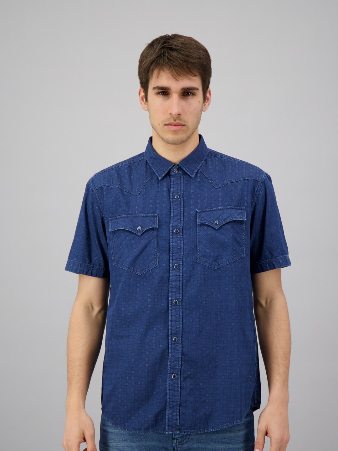 

FREESOUL Men Blue Slim Fit Casual Shirt