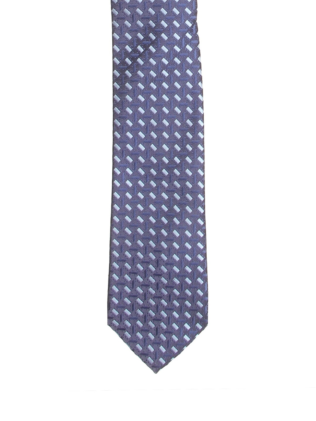 

Calvadoss Men Blue & White Woven Design Broad Tie