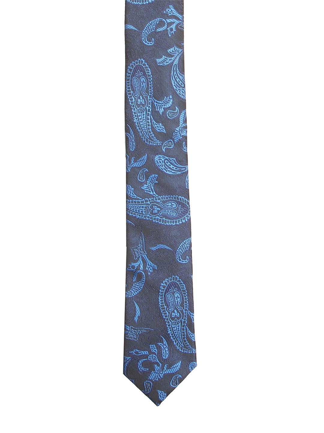 

Calvadoss Men Blue Woven Design Broad Tie