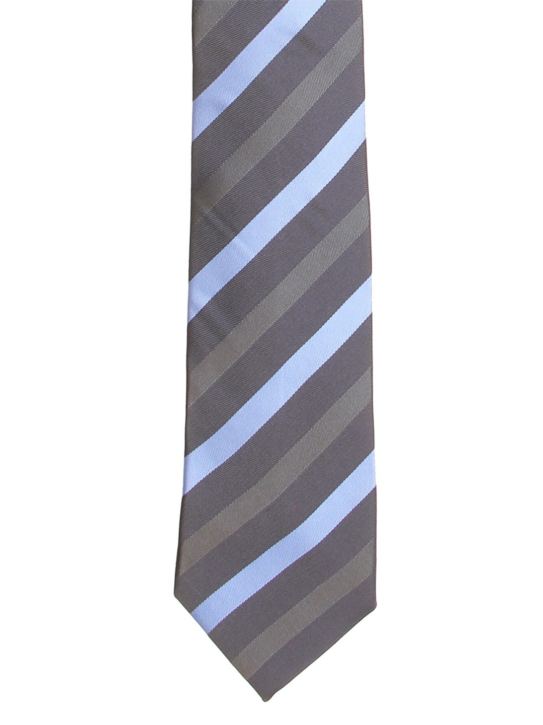 

Calvadoss Men Blue & Grey Woven Design Broad Tie