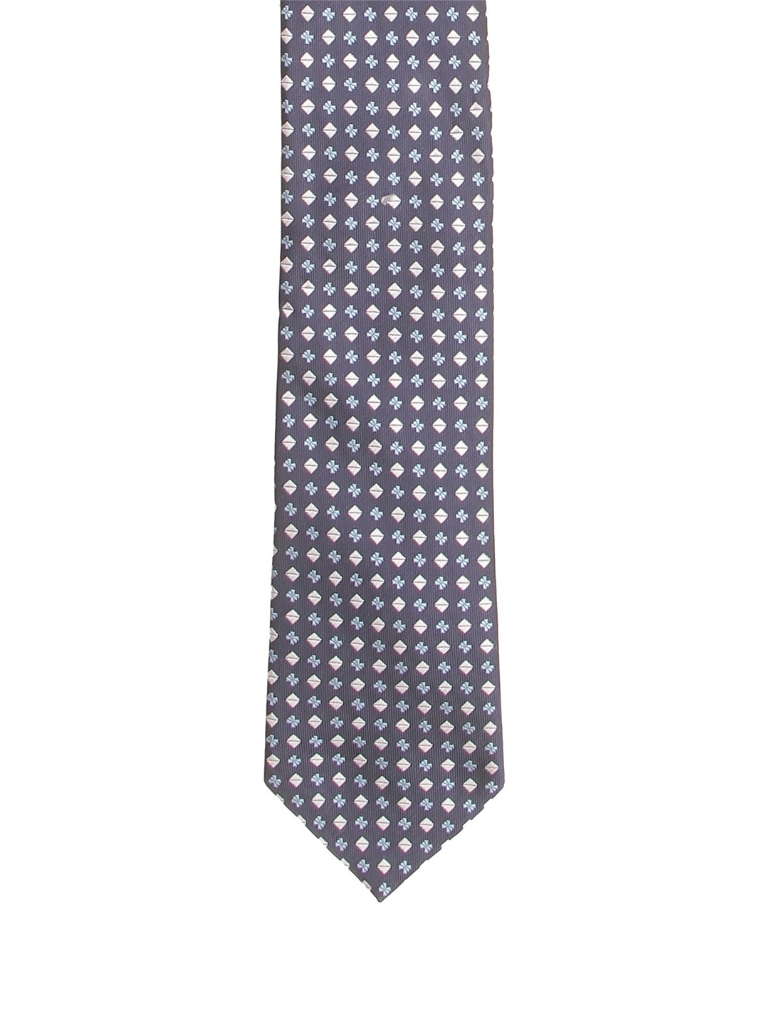 

Calvadoss Men Blue & White Woven Design Broad Tie