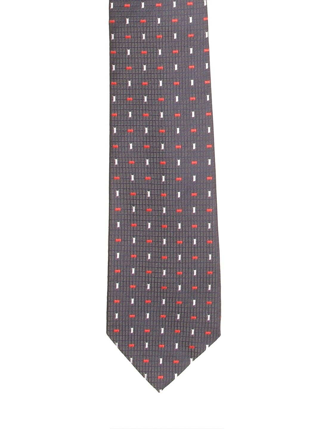 

Calvadoss Men Blue & Red Woven Design Broad Tie