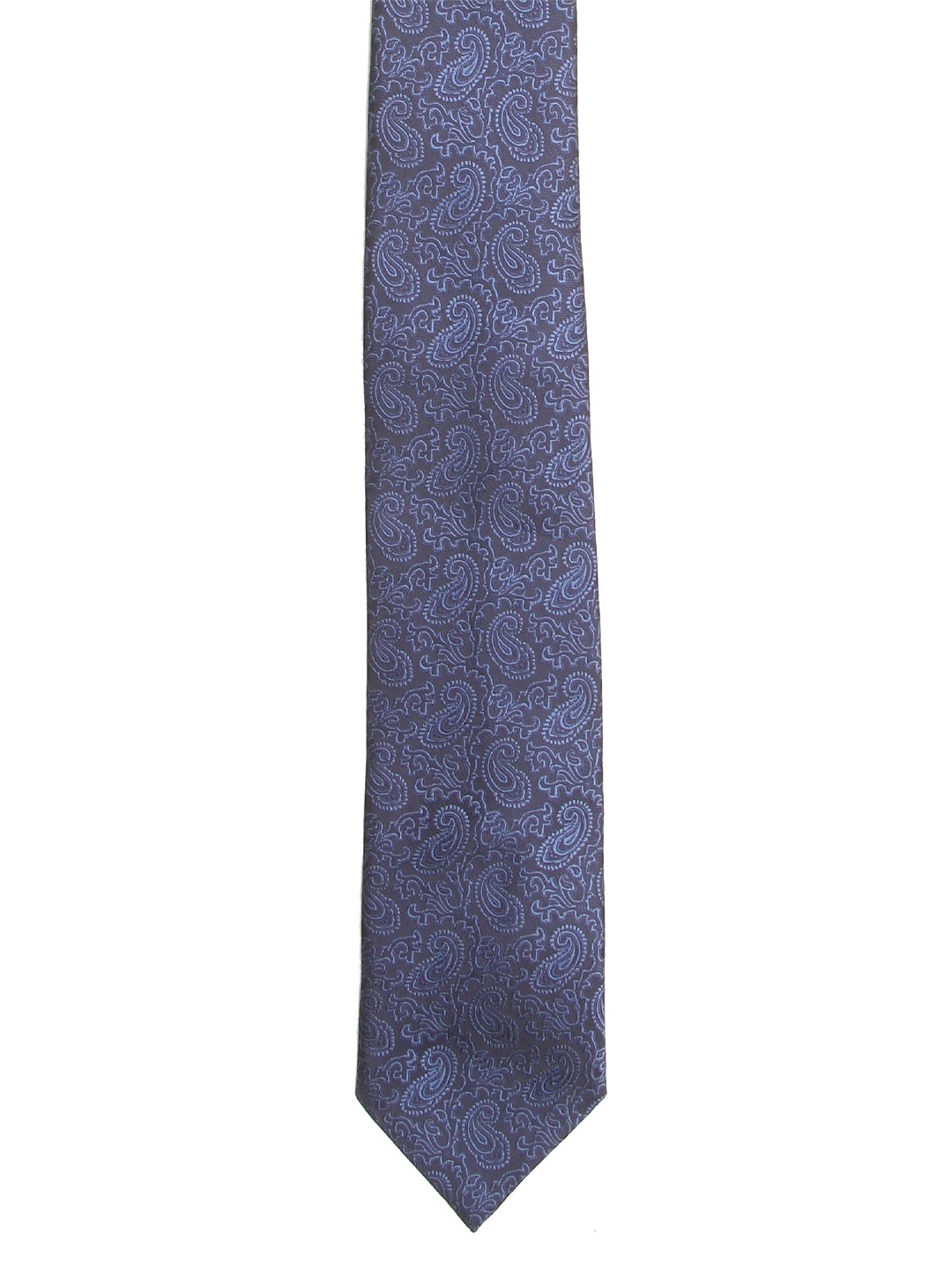 

Calvadoss Men Blue Woven Design Broad Tie