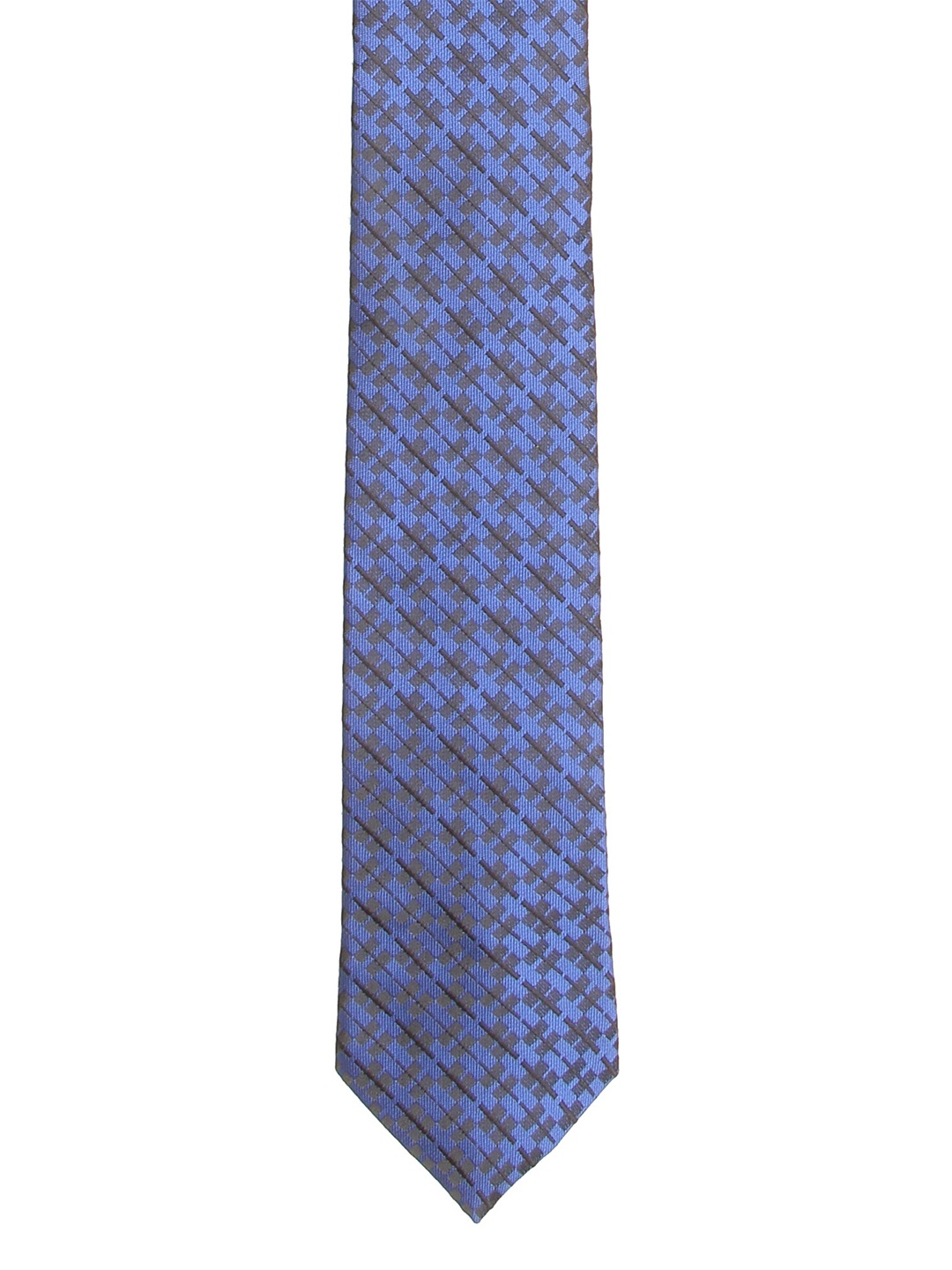 

Calvadoss Men Blue Woven Design Broad Tie