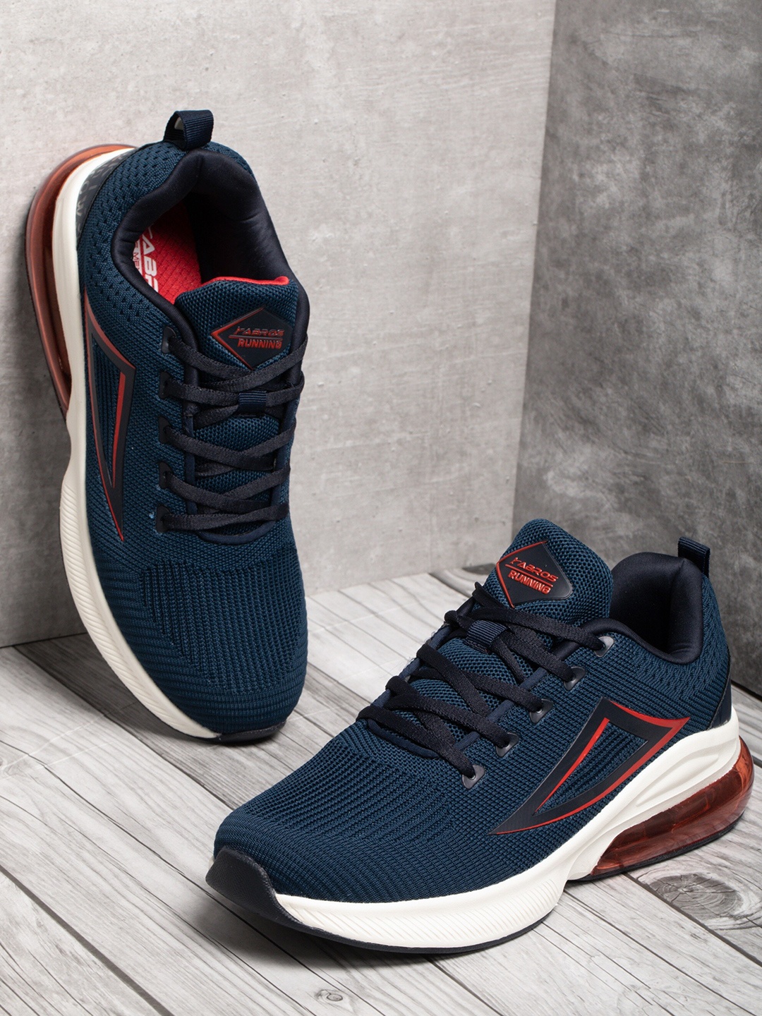 

ABROS Men Galaxy-O Running Sports Shoes, Navy blue