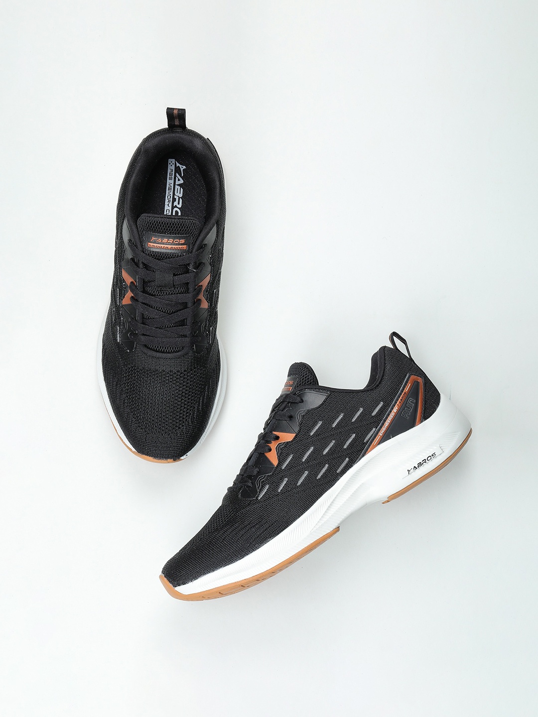 

ABROS Men Frisco-O Running Sports Shoes, Black